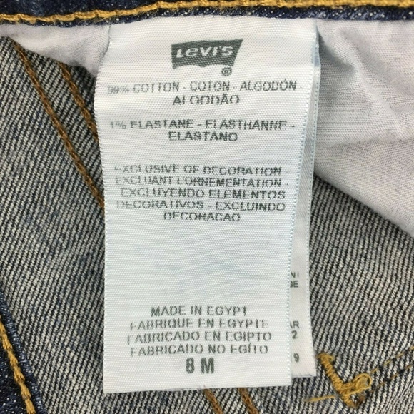 Levi's 515 Boot Cut Jeans Size 8 M Stretch - Picture 7 of 7